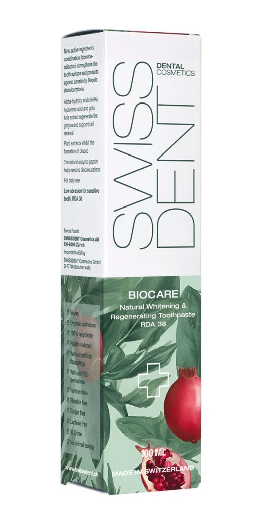 SWISSDENT Biocare pâte dentifrice 100 ml