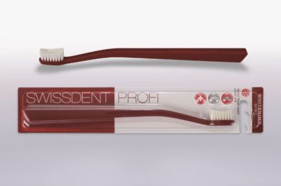 SWISSDENT Whitening brosse dents rouge soft