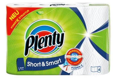 PLENTY papier ménage Short&Smart 74 flles 4 pce