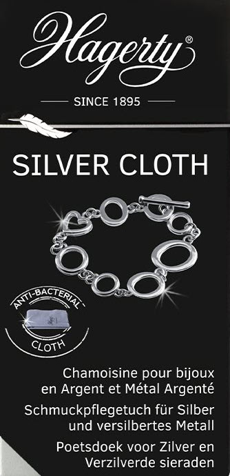 HAGERTY Silver Cloth 30x36cm