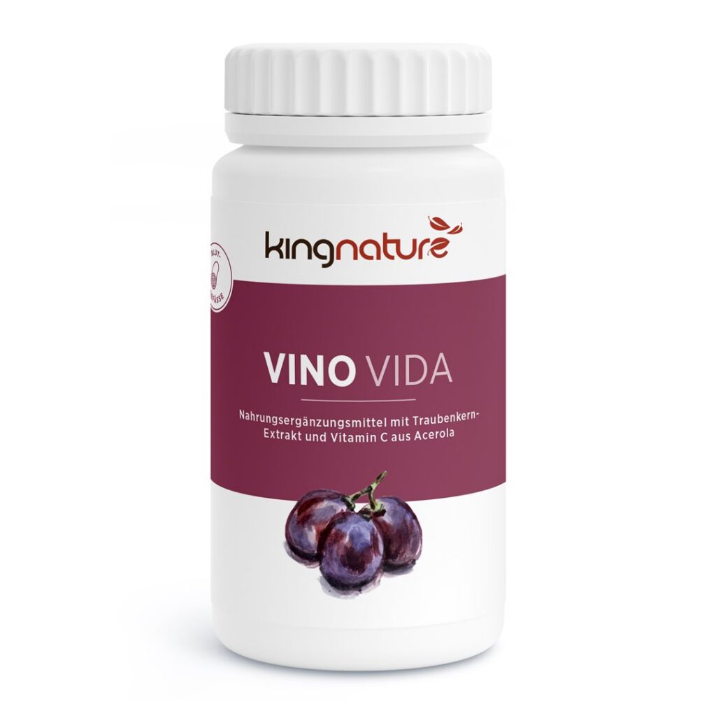 KINGNATURE Vino Vida caps 305 mg bte 90 pce