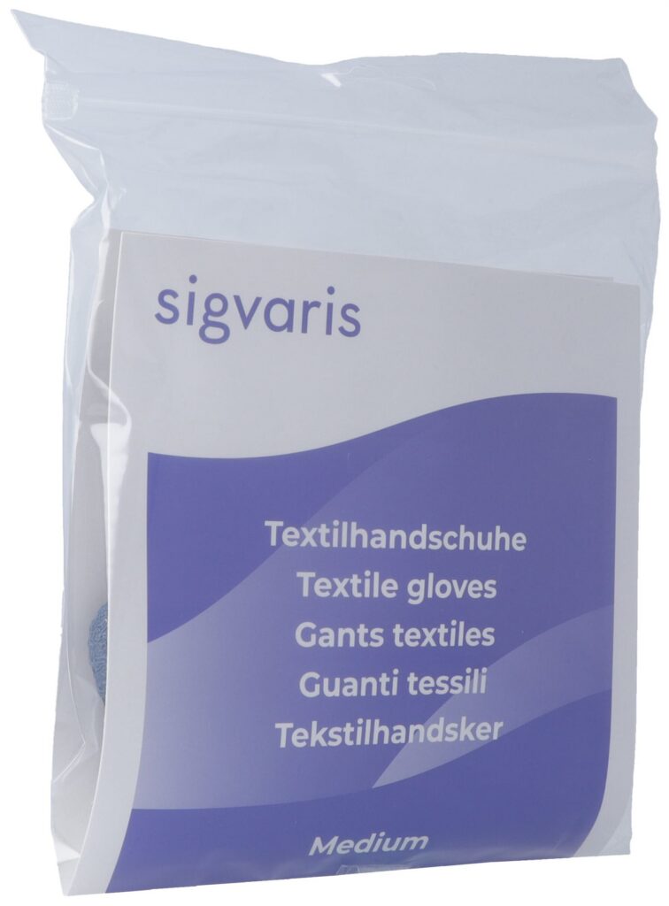SIGVARIS gants textiles M 1 paire