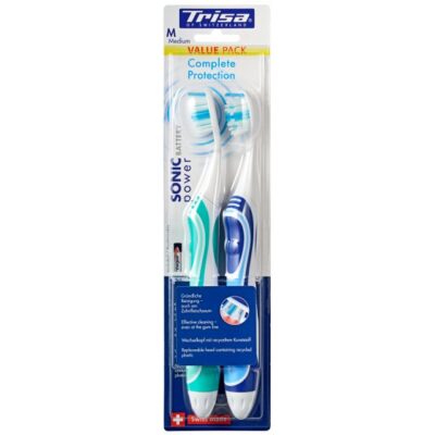 TRISA SonicPower Battery Compl Prot DUO 2 pce