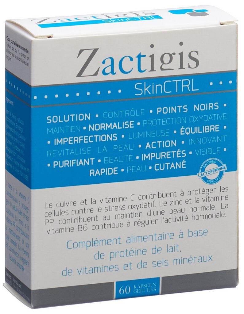 ZACTIGIS SkinCTRL gélules 60 pce