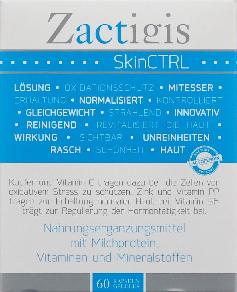 ZACTIGIS SkinCTRL gélules 60 pce