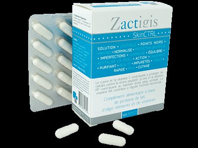 ZACTIGIS SkinCTRL gélules 60 pce