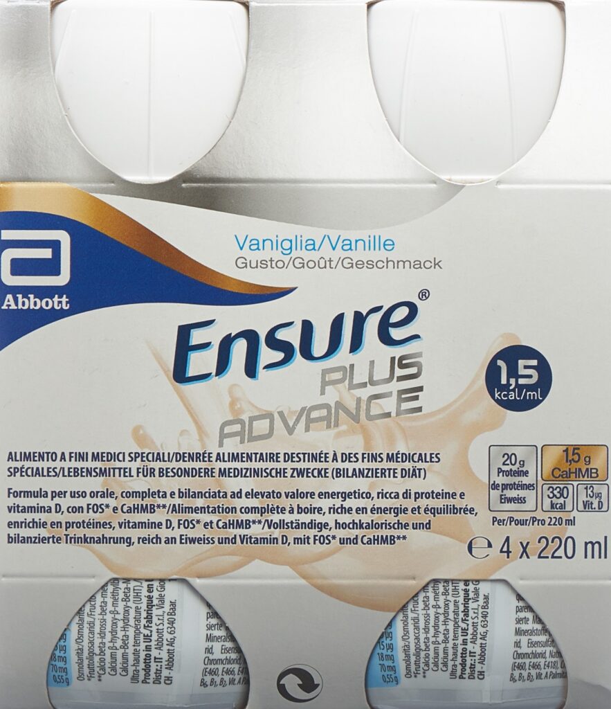 ENSURE Plus Advance vanille 4 x 220 ml