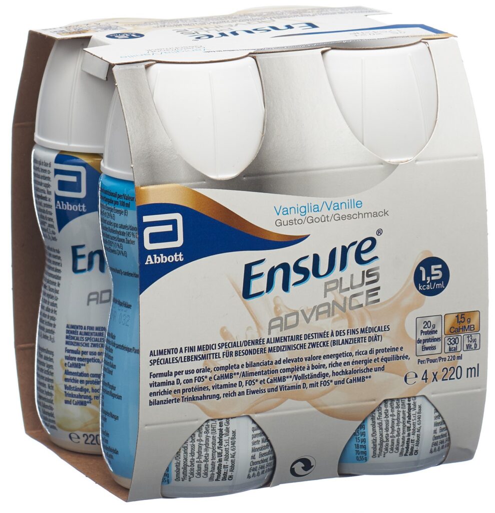 ENSURE Plus Advance vanille 4 x 220 ml