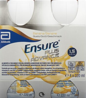 ENSURE Plus Advance banane 4 x 220 ml