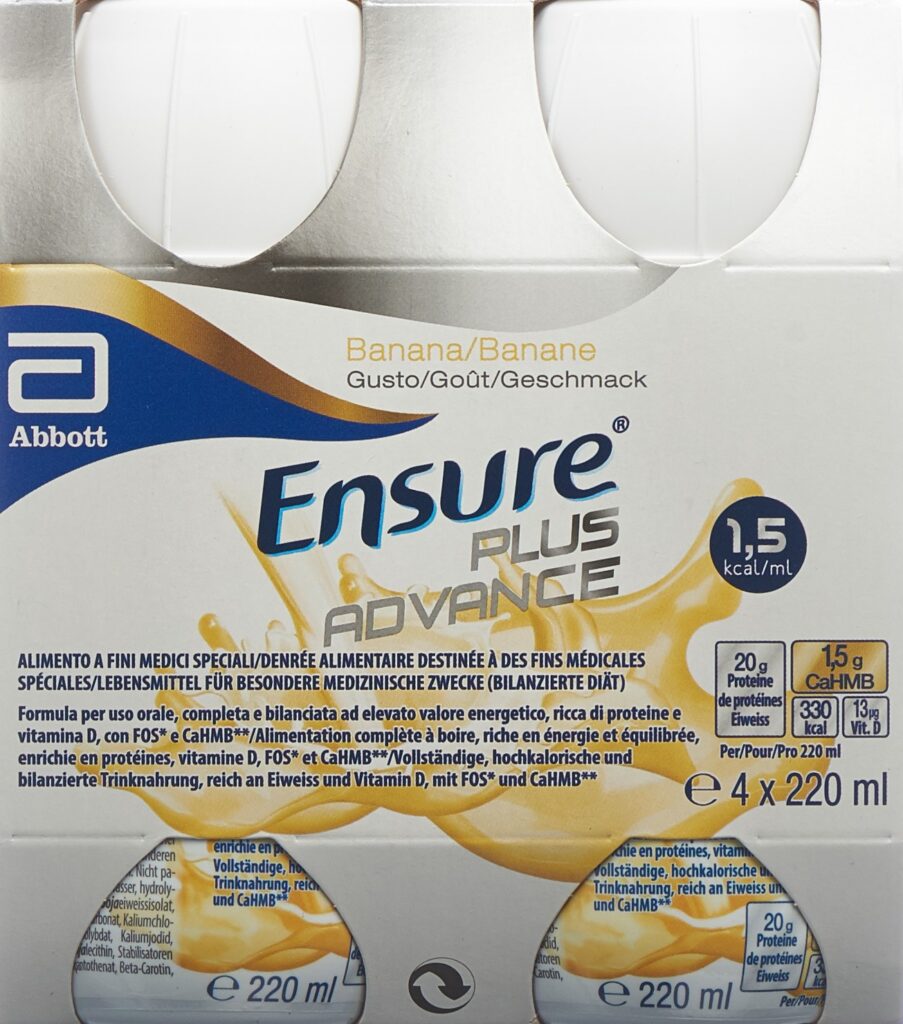 ENSURE Plus Advance banane 4 x 220 ml