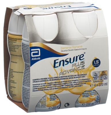 ENSURE Plus Advance banane 4 x 220 ml