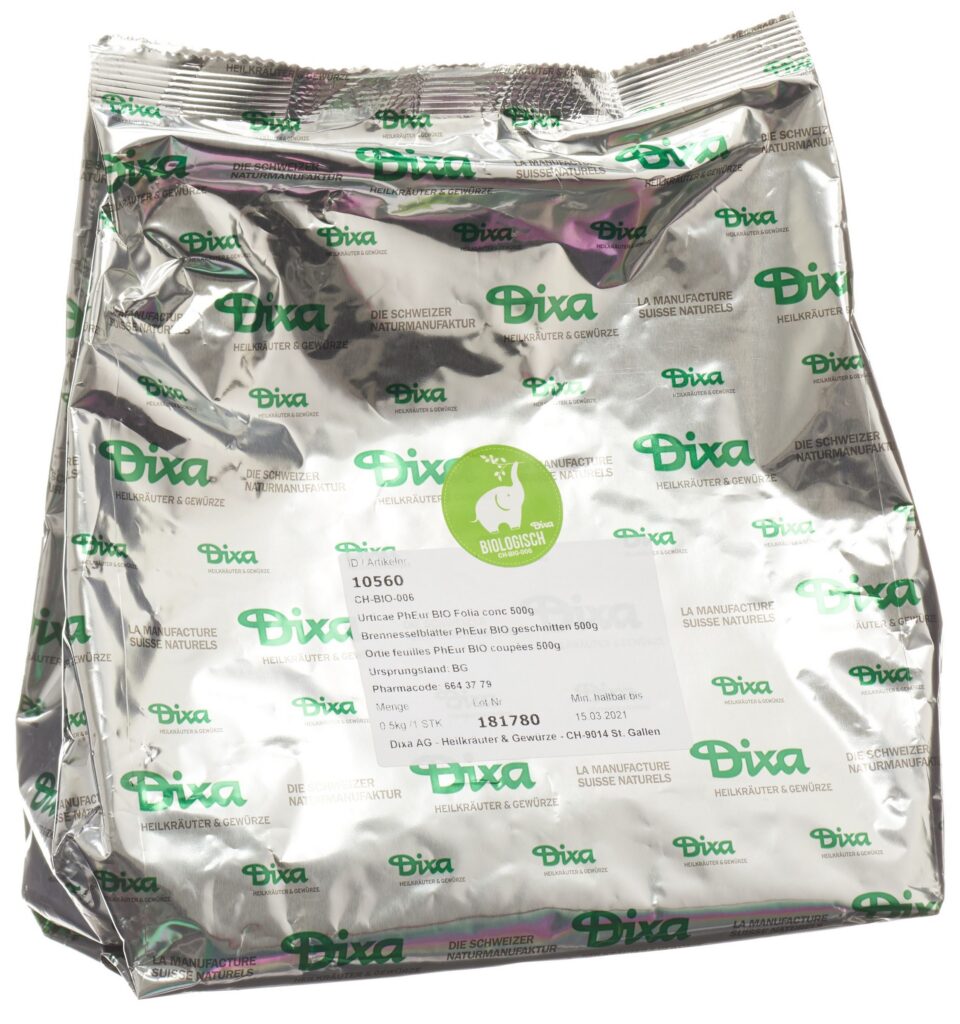 DIXA Ortie feuilles DIX BIO coupées 500 g