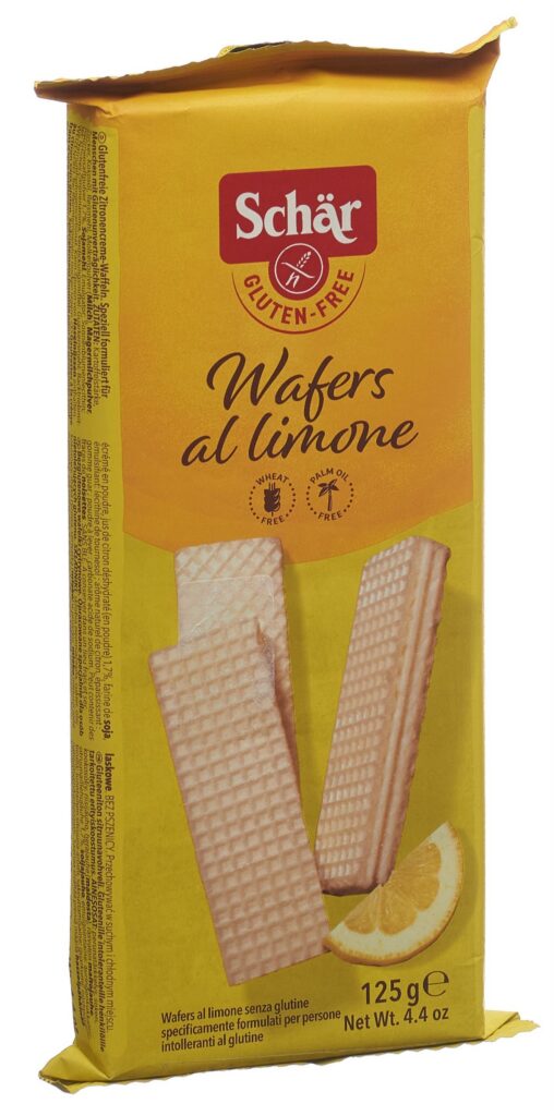 SCHÄR Gaufrettes au citron sans gluten 125 g