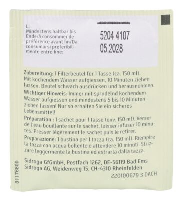 SIDROGA infusion basique 20 sach 1.5 g