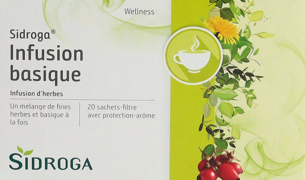SIDROGA infusion basique 20 sach 1.5 g