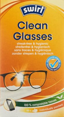 SWIRL lingettes nettoyantes lunettes 50 pce