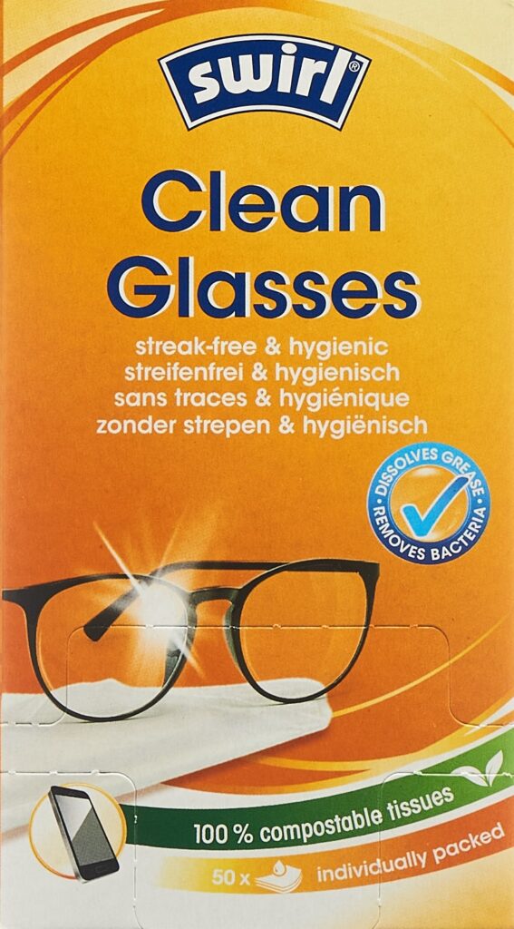 SWIRL lingettes nettoyantes lunettes 50 pce