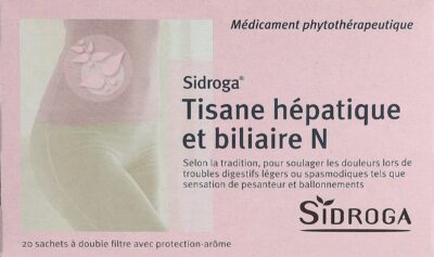 SIDROGA tisane hépatique et biliaire N 20 sach 2 g
