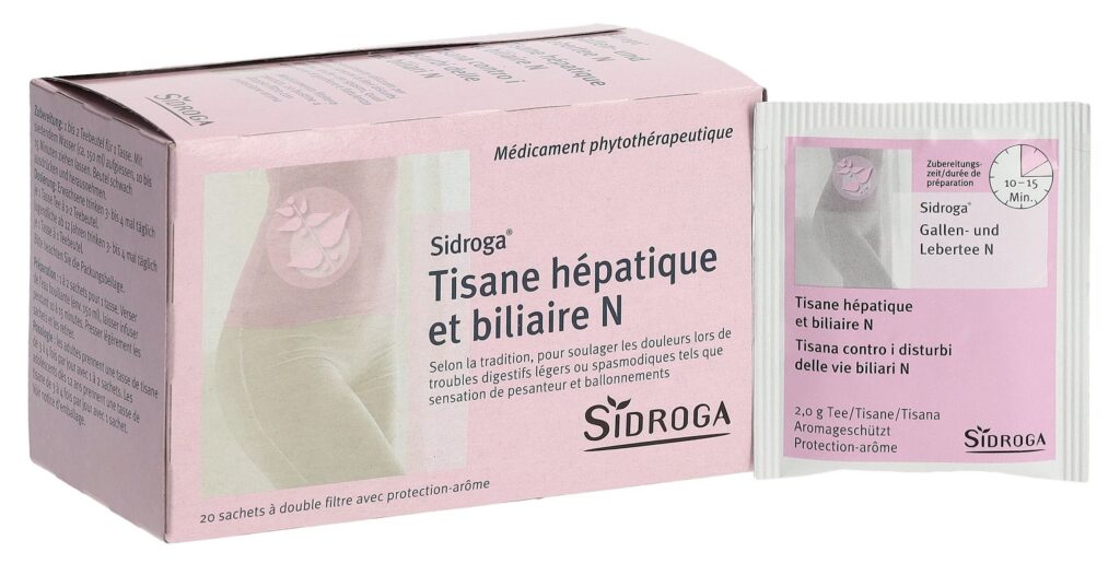 SIDROGA tisane hépatique et biliaire N 20 sach 2 g