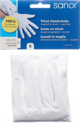 SANOR gants en tricot S 1 paire