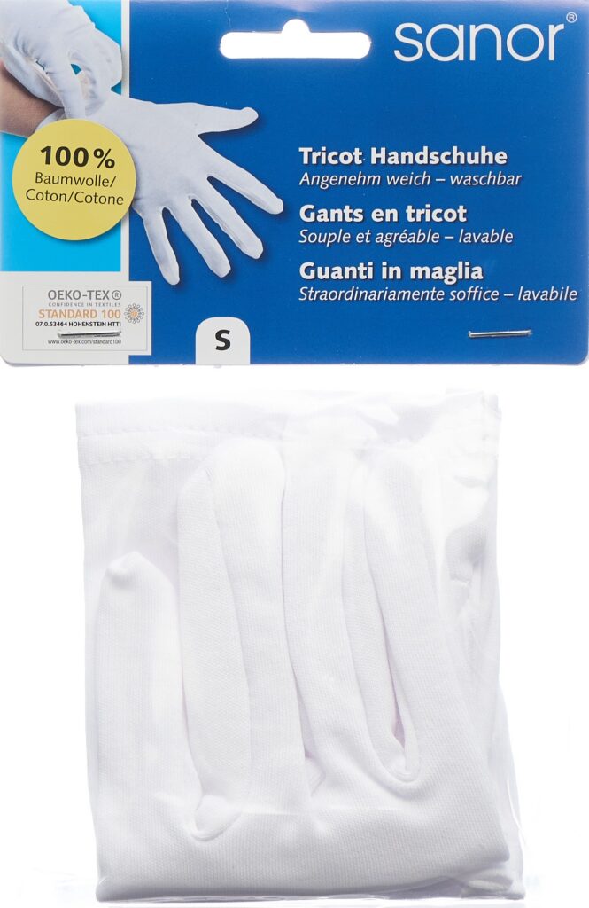 SANOR gants en tricot S 1 paire