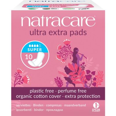 NATRACARE serviettes av ailet ultra ext sup 10 pce