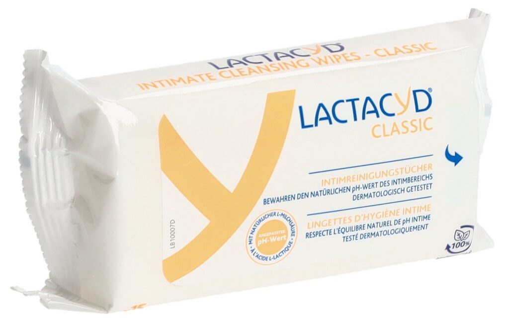 LACTACYD lingettes intimes 15 pce