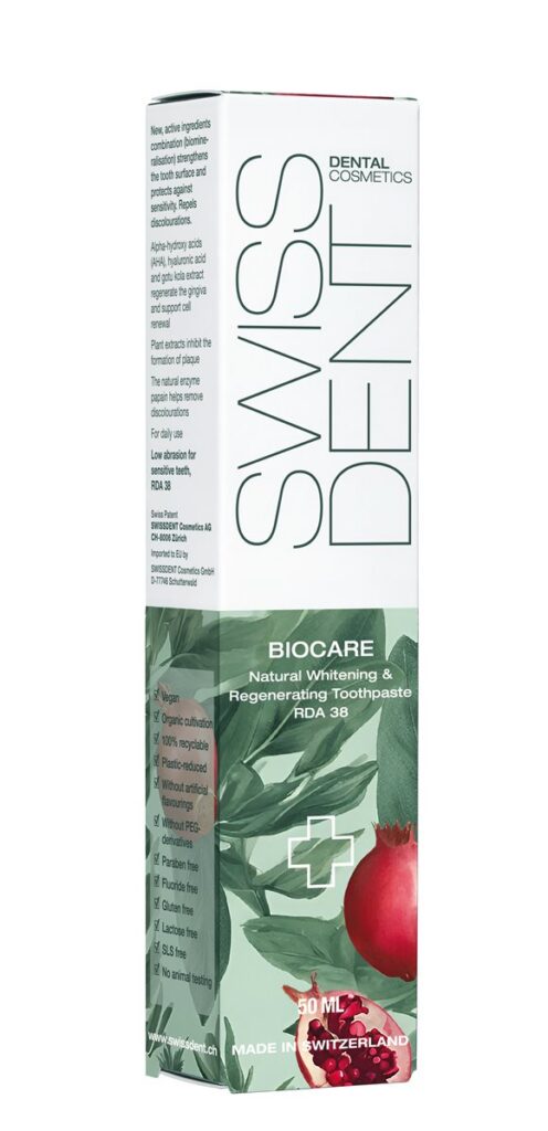 SWISSDENT Biocare pâte dentifrice 50 ml