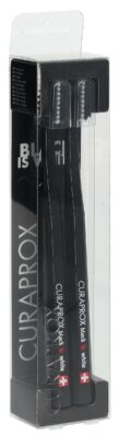 CURAPROX Black is White bros dents noir/noir 2 pce
