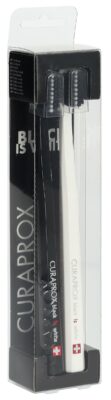 CURAPROX White is Black bros dents blan/noir 2 pce