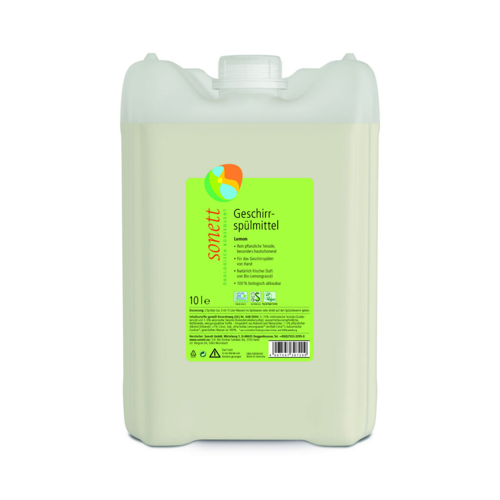 SONETT liquide vaisselle lemon bidon 10 lt