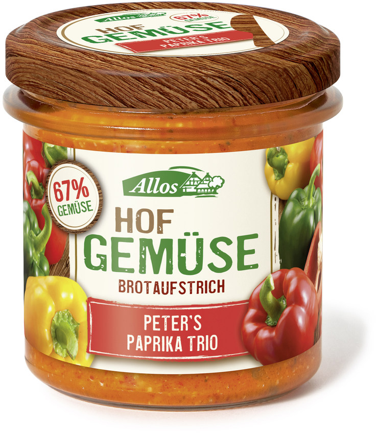 ALLOS pâté les 3 piments bio 135 g