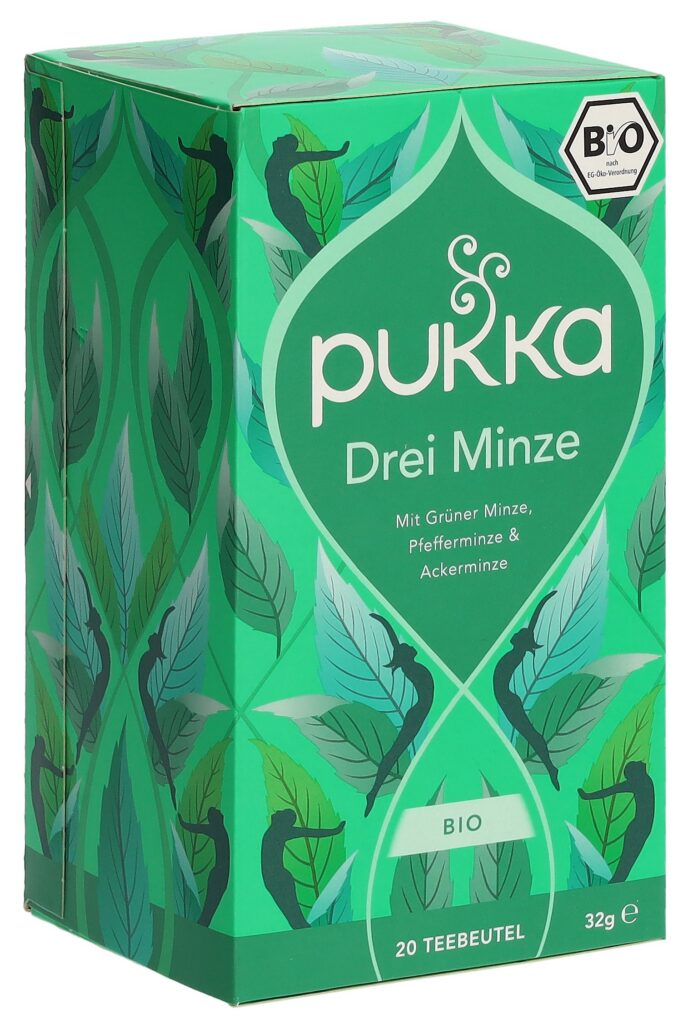 PUKKA Drei Minze thé bio sach 20 pce