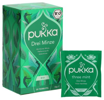 PUKKA Drei Minze thé bio sach 20 pce