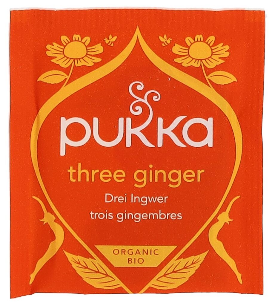 PUKKA Drei Ingwer thé bio sach 20 pce