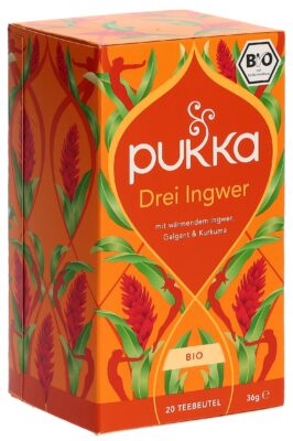 PUKKA Drei Ingwer thé bio sach 20 pce