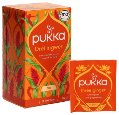 PUKKA Drei Ingwer thé bio sach 20 pce