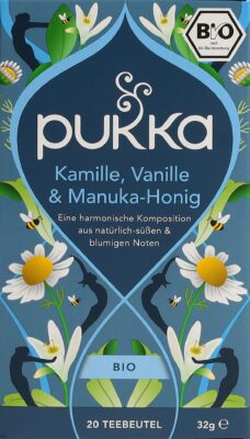 PUKKA Kamille Vanill&Manuk Hon thé bio sach 20 pce