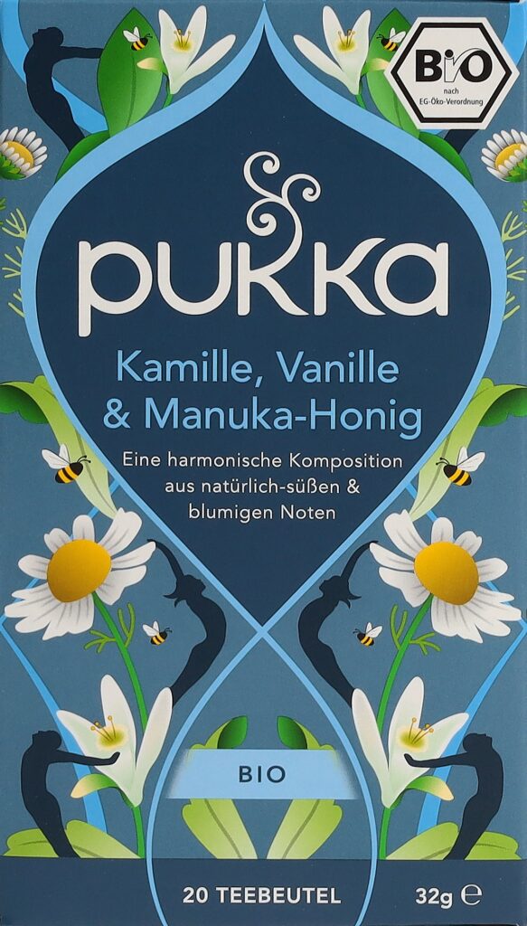 PUKKA Kamille Vanill&Manuk Hon thé bio sach 20 pce