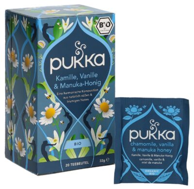 PUKKA Kamille Vanill&Manuk Hon thé bio sach 20 pce