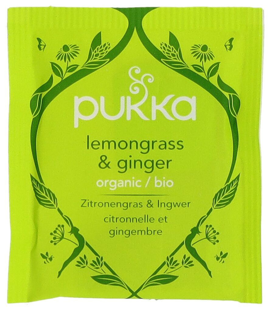 PUKKA Zitronengras&Ingwer thé Bio sach 20 pce