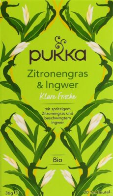 PUKKA Zitronengras&Ingwer thé Bio sach 20 pce