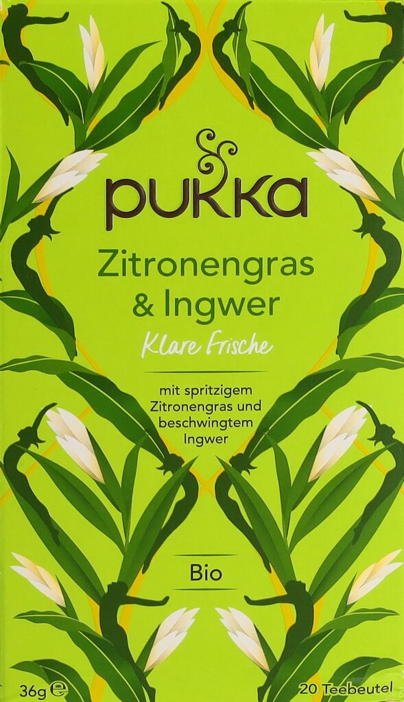 PUKKA Zitronengras&Ingwer thé Bio sach 20 pce