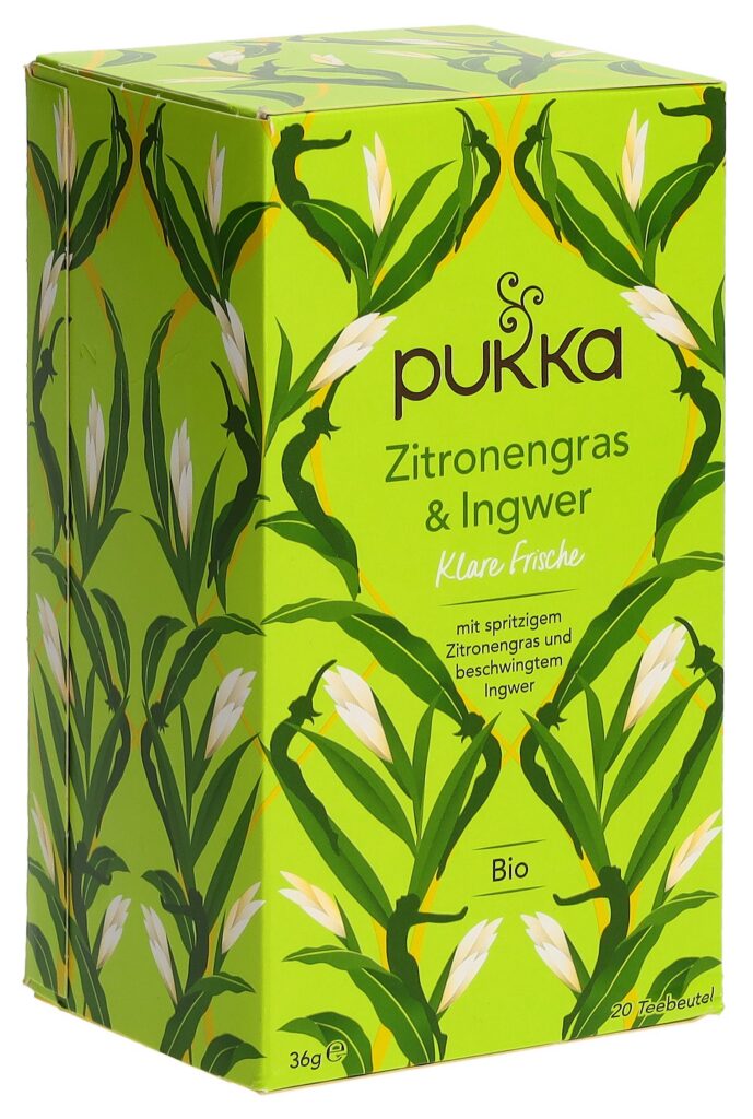 PUKKA Zitronengras&Ingwer thé Bio sach 20 pce