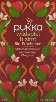 PUKKA Wildapfel & Zimt thé bio sach 20 pce