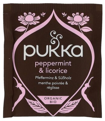 PUKKA Pfefferminz&Süssholz thé bio sach 20 pce