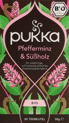 PUKKA Pfefferminz&Süssholz thé bio sach 20 pce