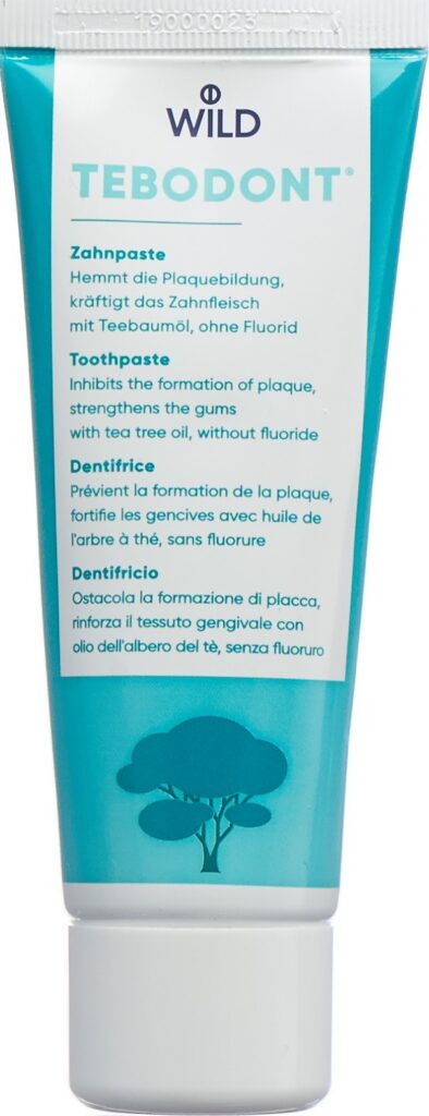 TEBODONT dentifrice sans fluorure 75 ml