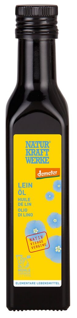 NATURKRAFTWERKE Huile lin vier Demeter 250 ml