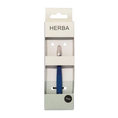 HERBA pincette biseautée inox bleu